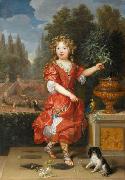 Pierre Mignard A young Mademoiselle de Blois oil painting reproduction